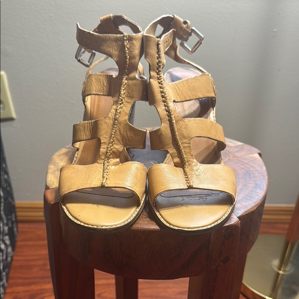 Dolce Vita Tan Leather Sandals